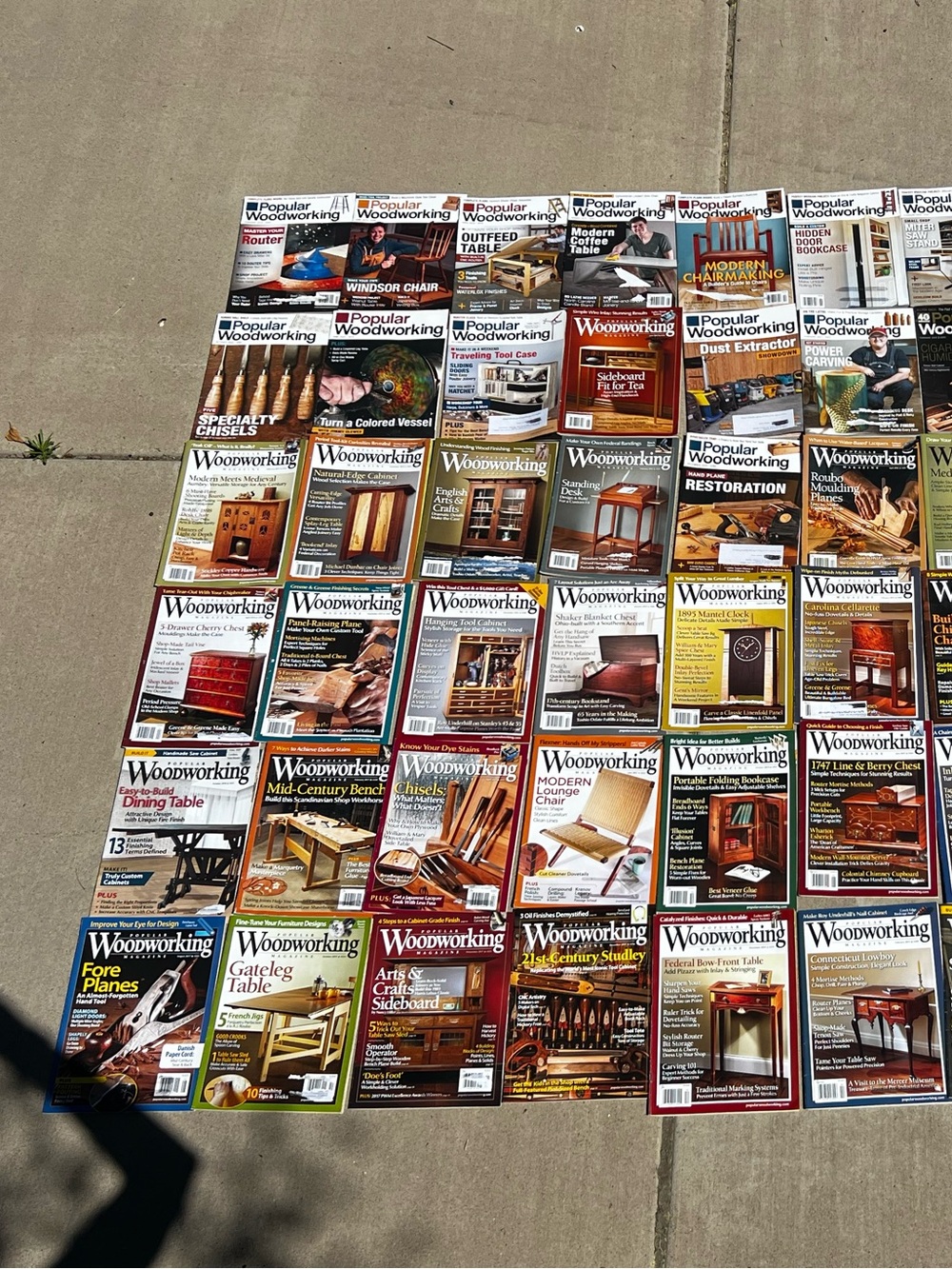 Lot of 60 Popular Woodworking Wood Shop DIY Magazines - Picture 6 of 14